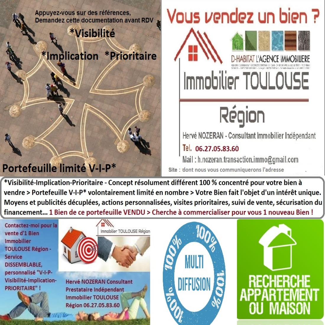 vente VENDEZ VOTRE BIEN IMMO DE MANIERE UNIQUE | VIP* TLSE Région et/ou ...