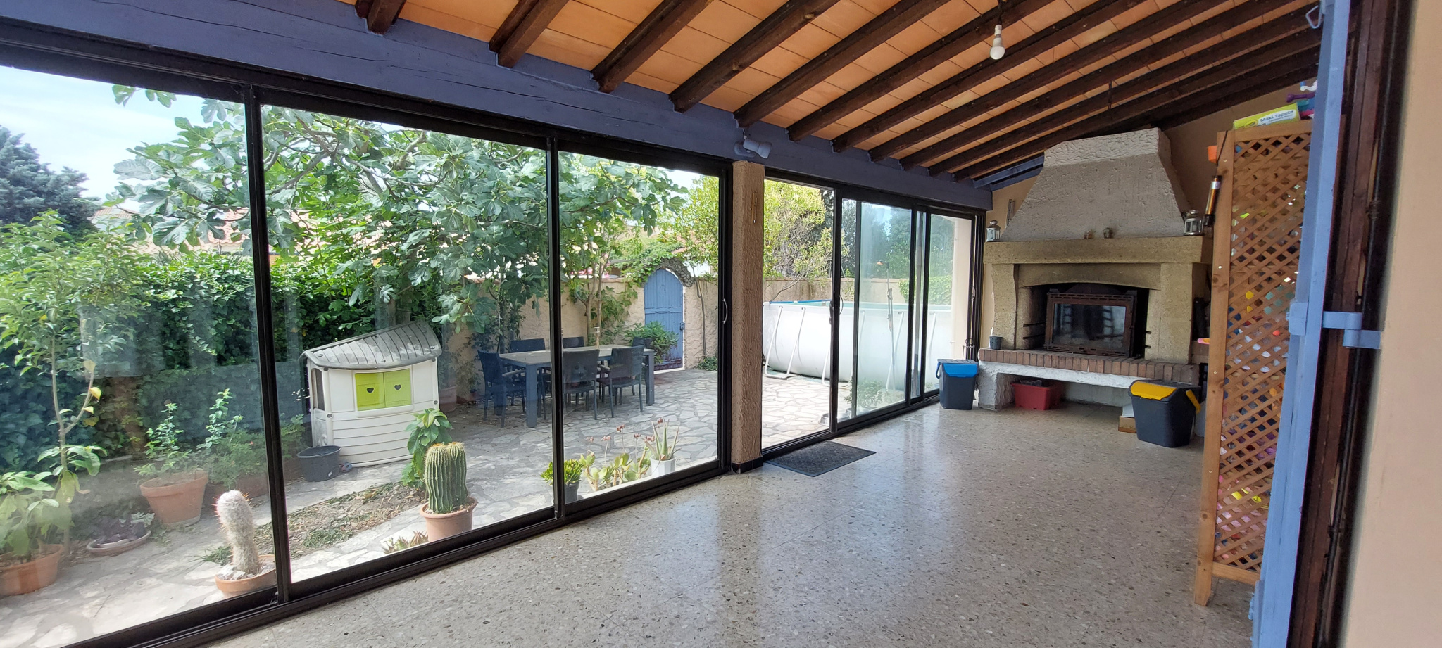 Terrasse fermée
