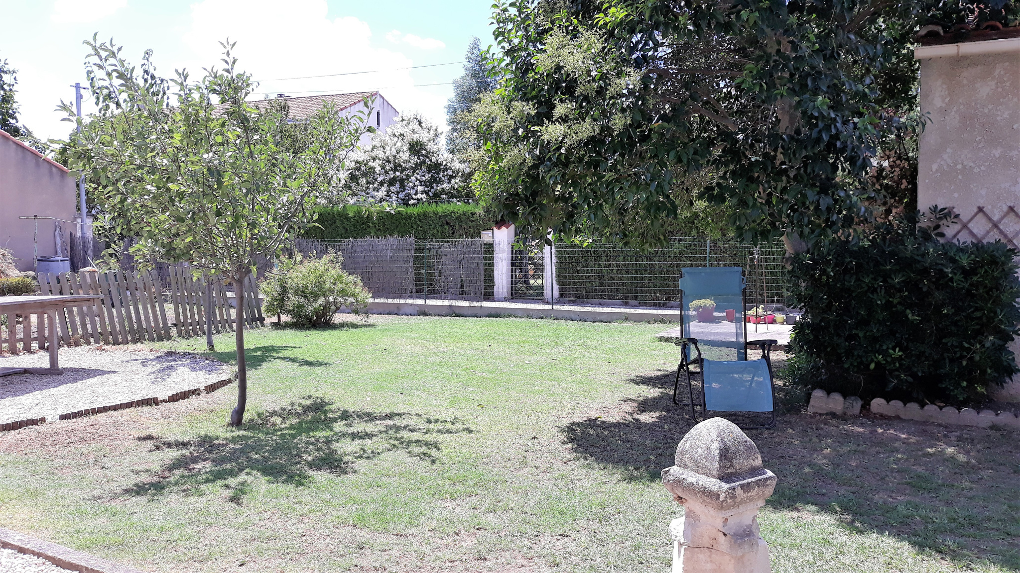 Jardin plein sud Piscinable