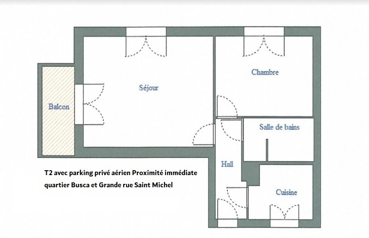 Vente Appartement 38m² 2 Pièces à Toulouse (31400) - D-Habitat