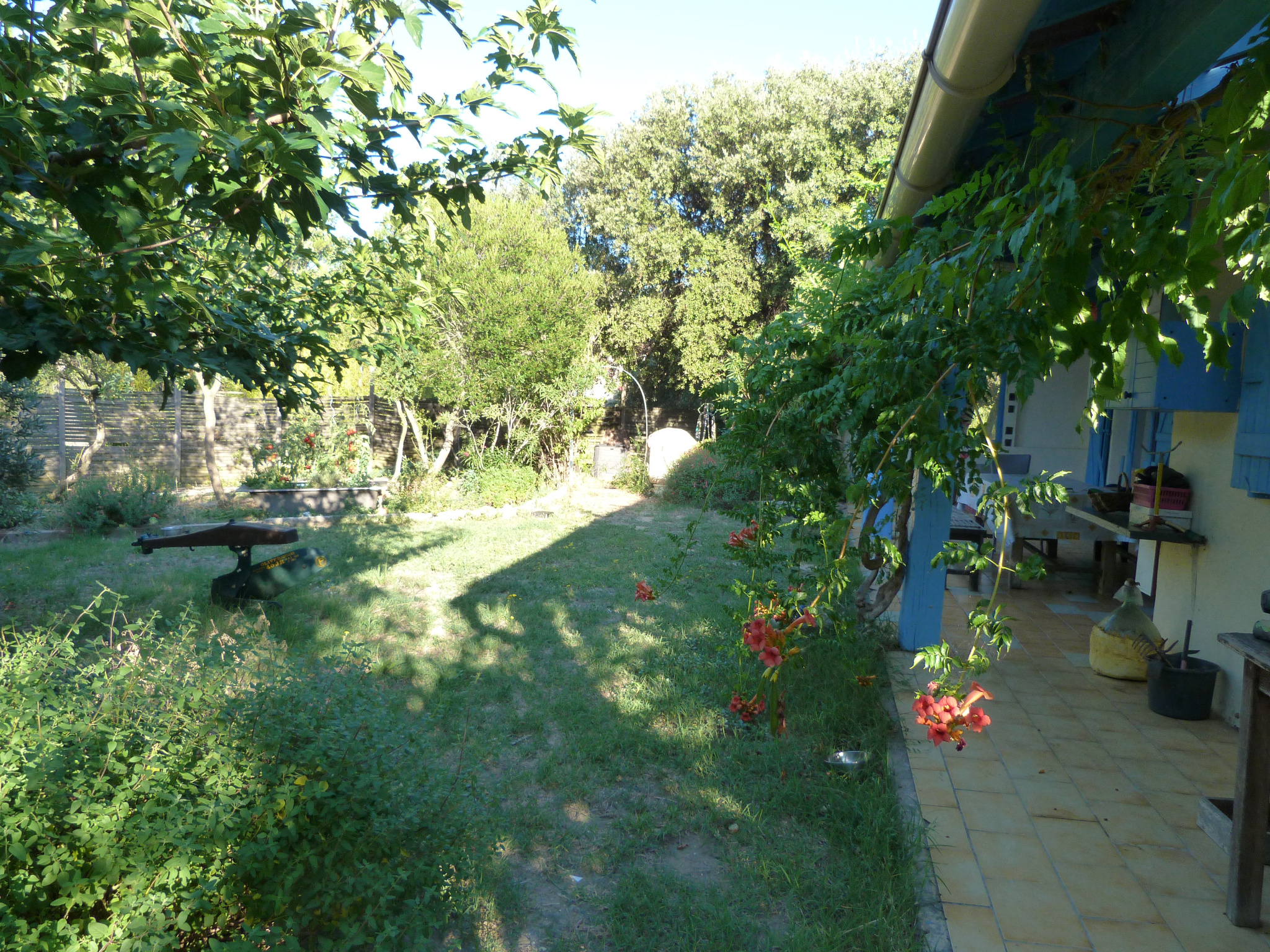 Terrasse côté jardin